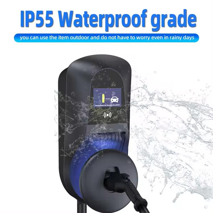 New Design AC EV Charger 16A 32A 40A Portable Type1 EV Charger J1772 Wall Mount Level 2 Car Charger for Home