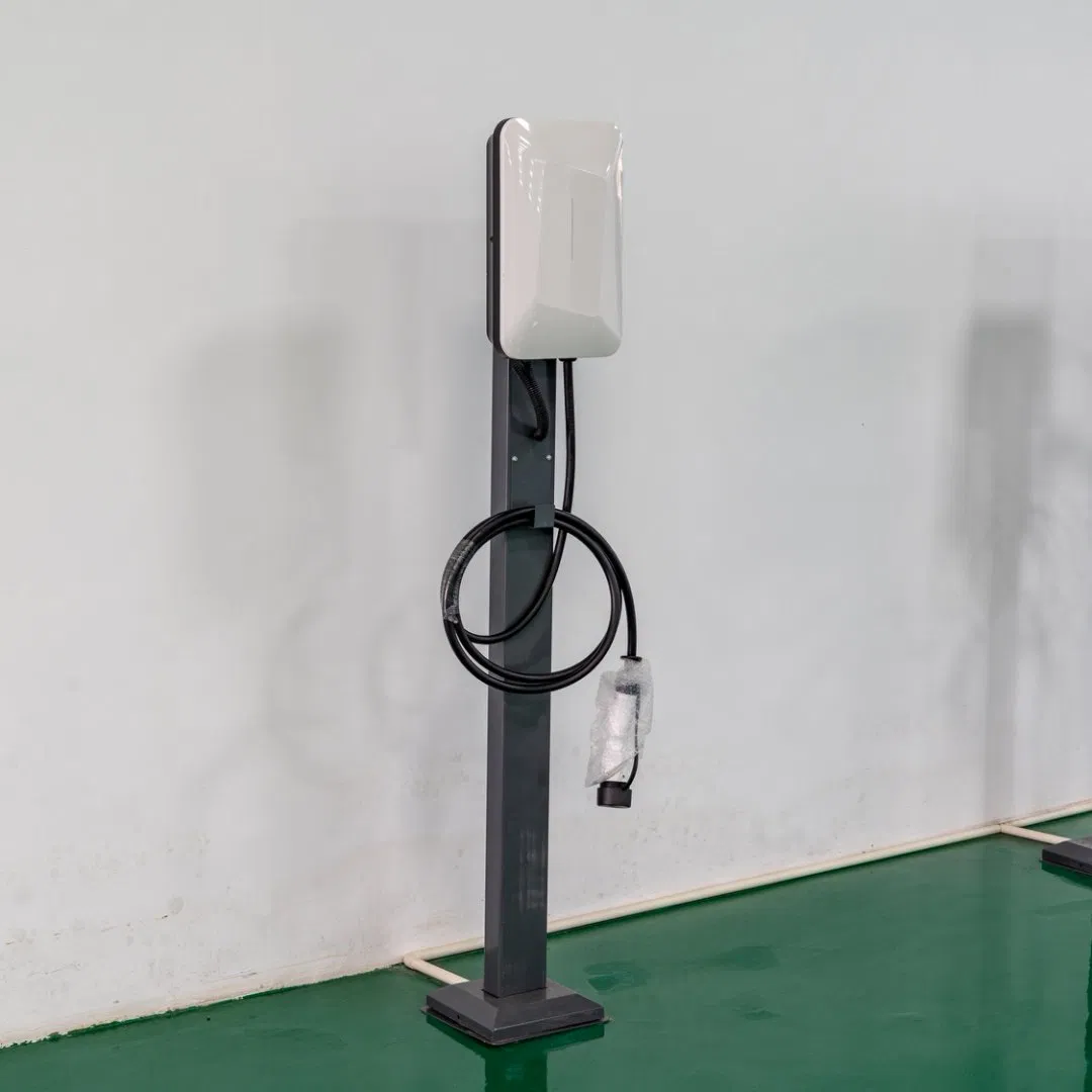 7kw EV Charger Station CE IP65 Smart Charger Electric Commercial Car Floor-Mounted AC Charging Station for Electric Car