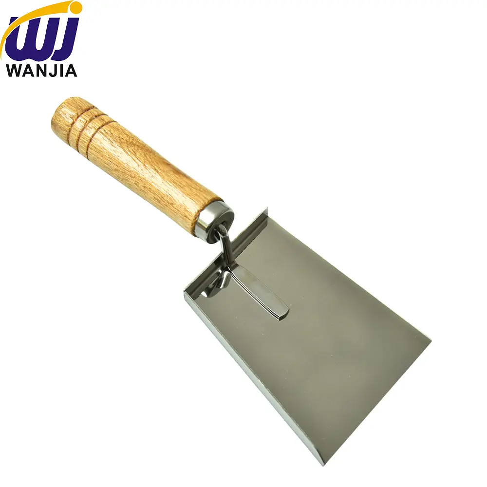 Custom WJ807 Beekeeping Scraper Tool with Wooden Handle Supplier, Factories