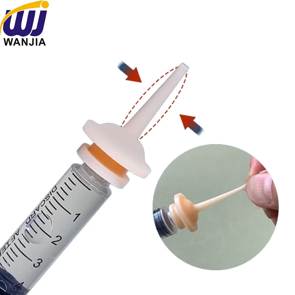 Custom WJ812 Silicone Syringe Feeding Teat for Newborn Pets Manufacturers, Suppliers