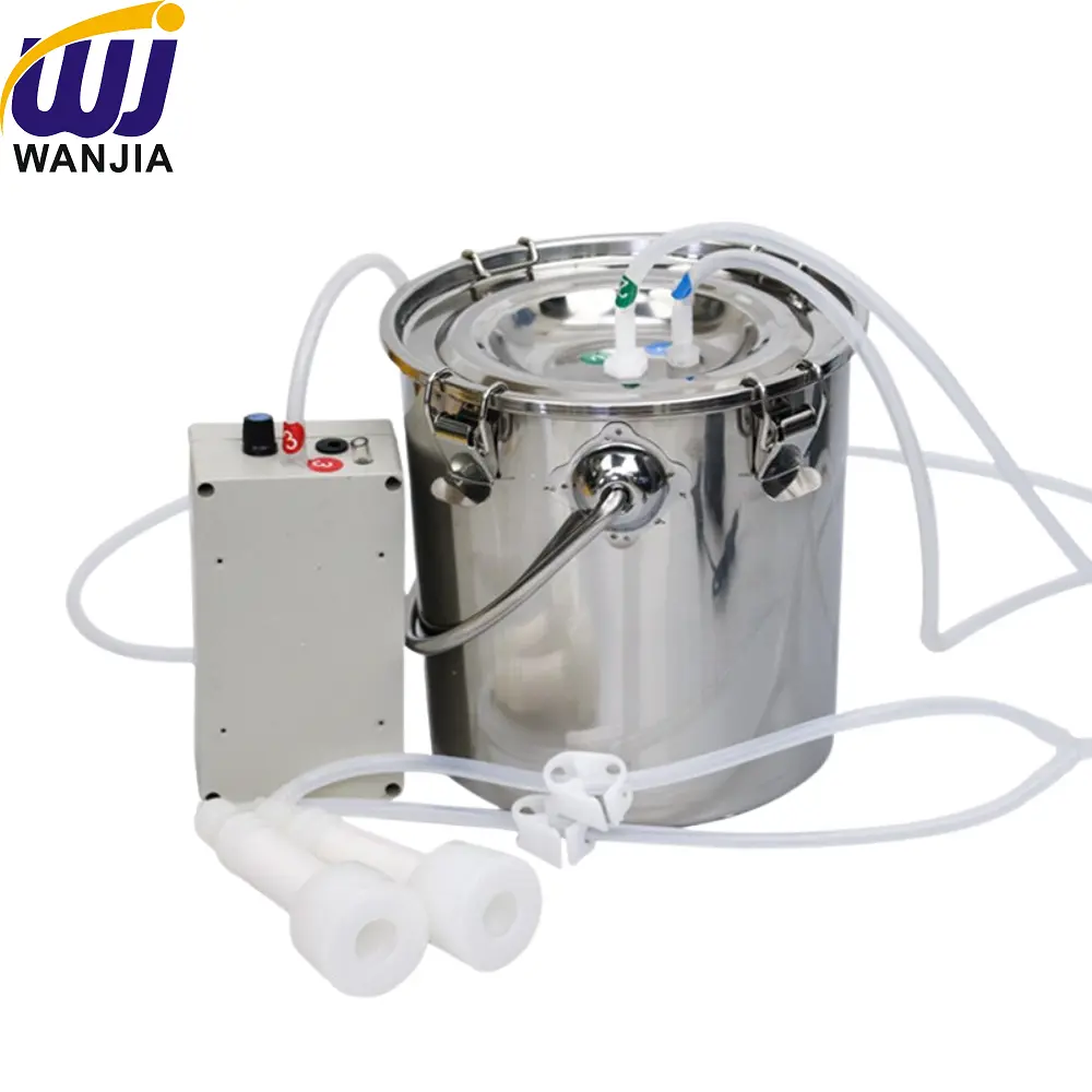 Wholesale WJ798 Automatic Stainless Steel Milking Bucket with Vacuum Pump Manufacturer, Suppliers