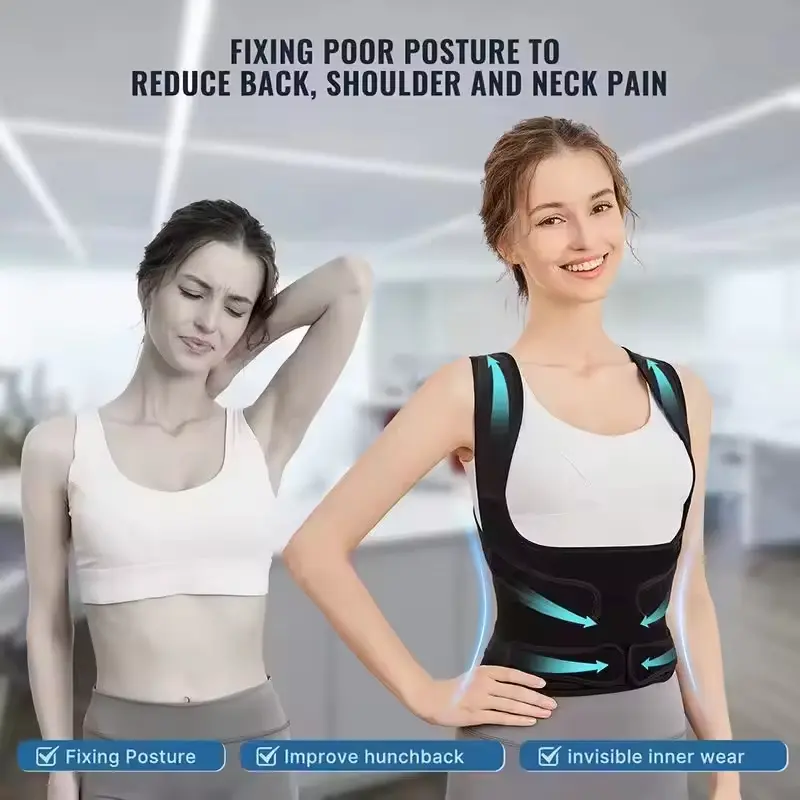 Wholesale Corrector De Postura Back Straightener Strap Support Poster Corrector Brace Manufacturers, Factories