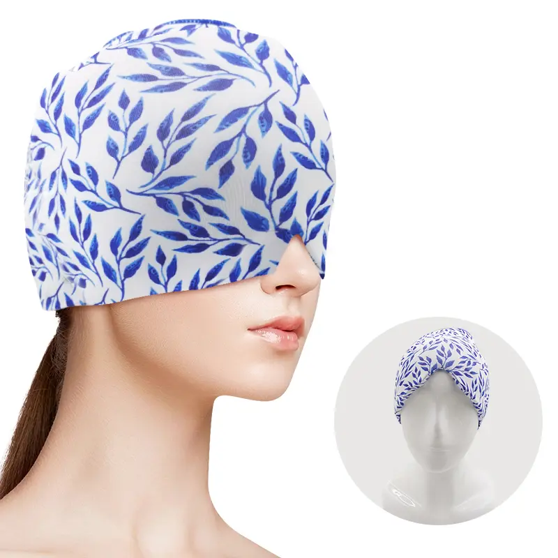 Custom Cold Gel Packs Head Cooling Pads Migraine Relief Caps Ice Caps for Stress Relief Supplier, Manufacturer