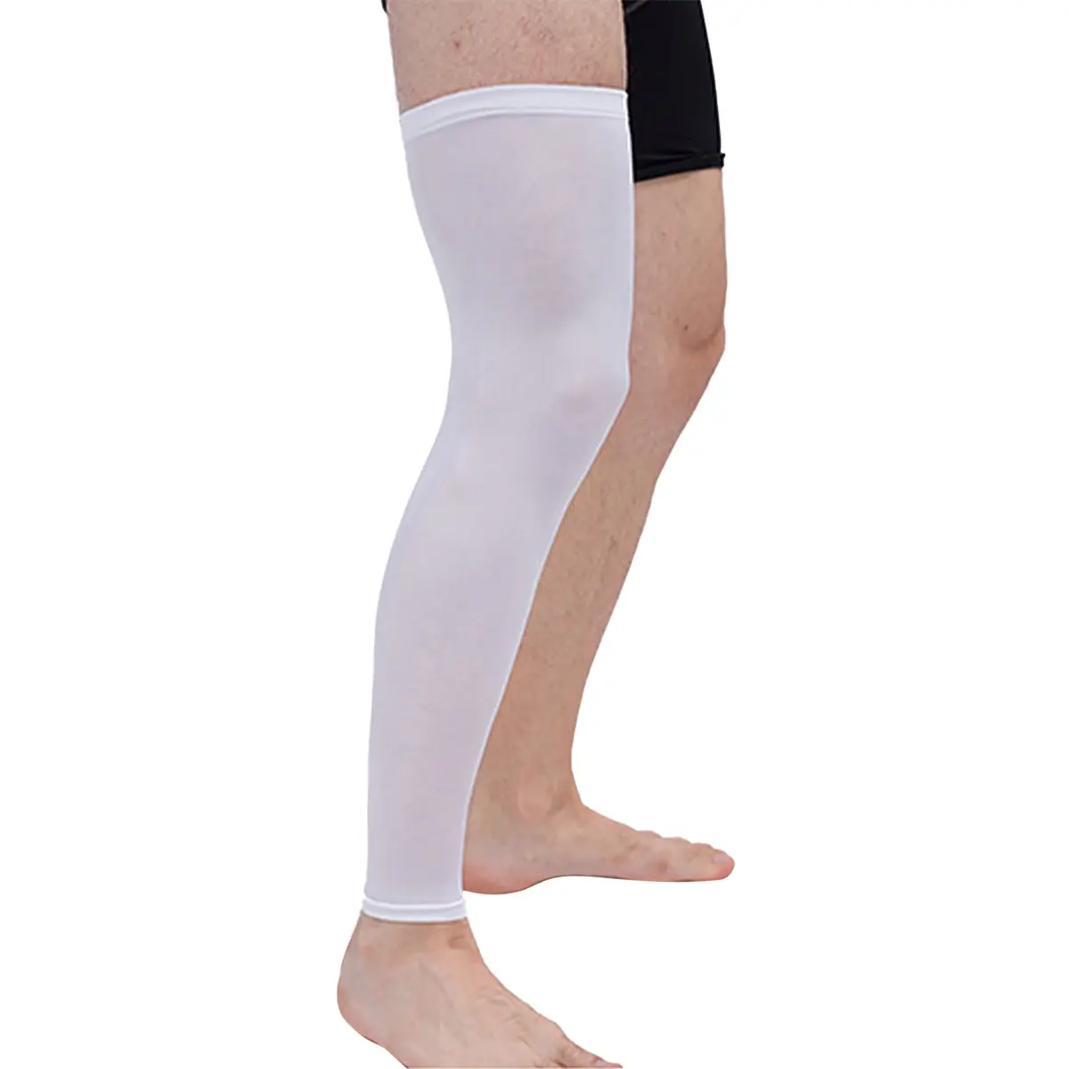 Custom Polyester Long Sports Leg Sleeve Knee Guard Supplier, Manufacturers