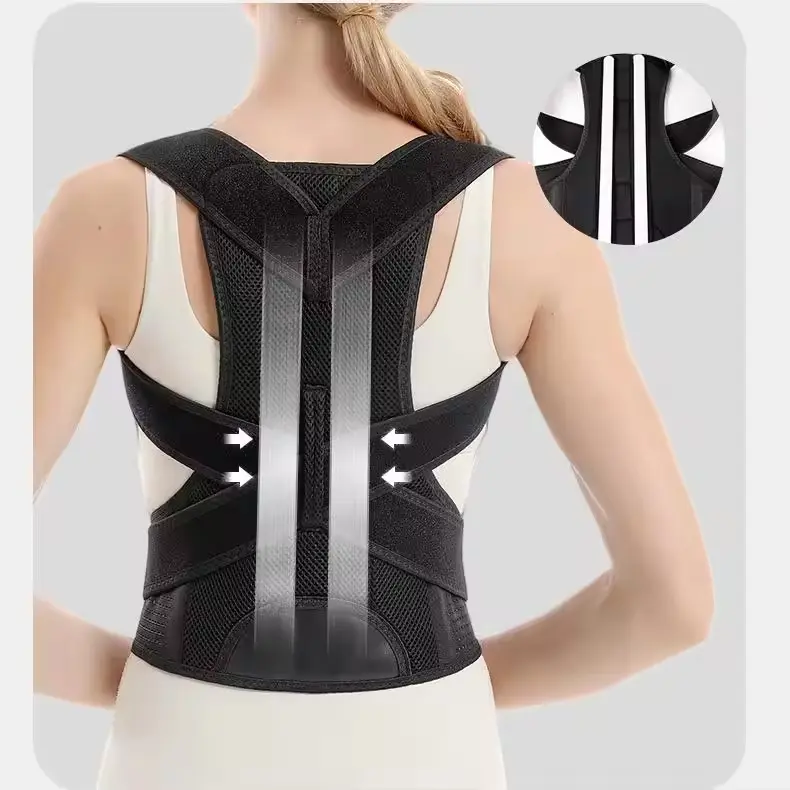 Custom Adjustable Adult Corset Back Posture Corrector Therapy Shoulder Lumbar Brace Manufacturers, Factories