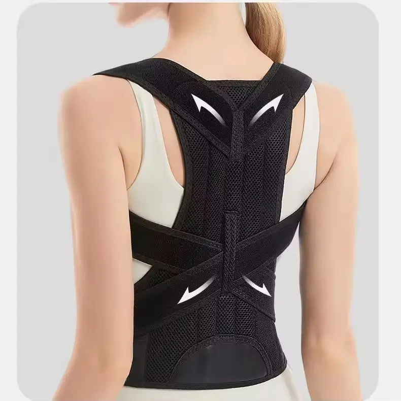 Custom Adjustable Adult Corset Back Posture Corrector Therapy Shoulder Lumbar Brace Manufacturers, Factories