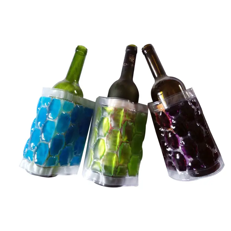 Wholesale Reusable Beer Cans Chilling Sleeves Product Gel Bottle Cooler Freeze Ice Wine Bottle Mold Manufacturers, Factories