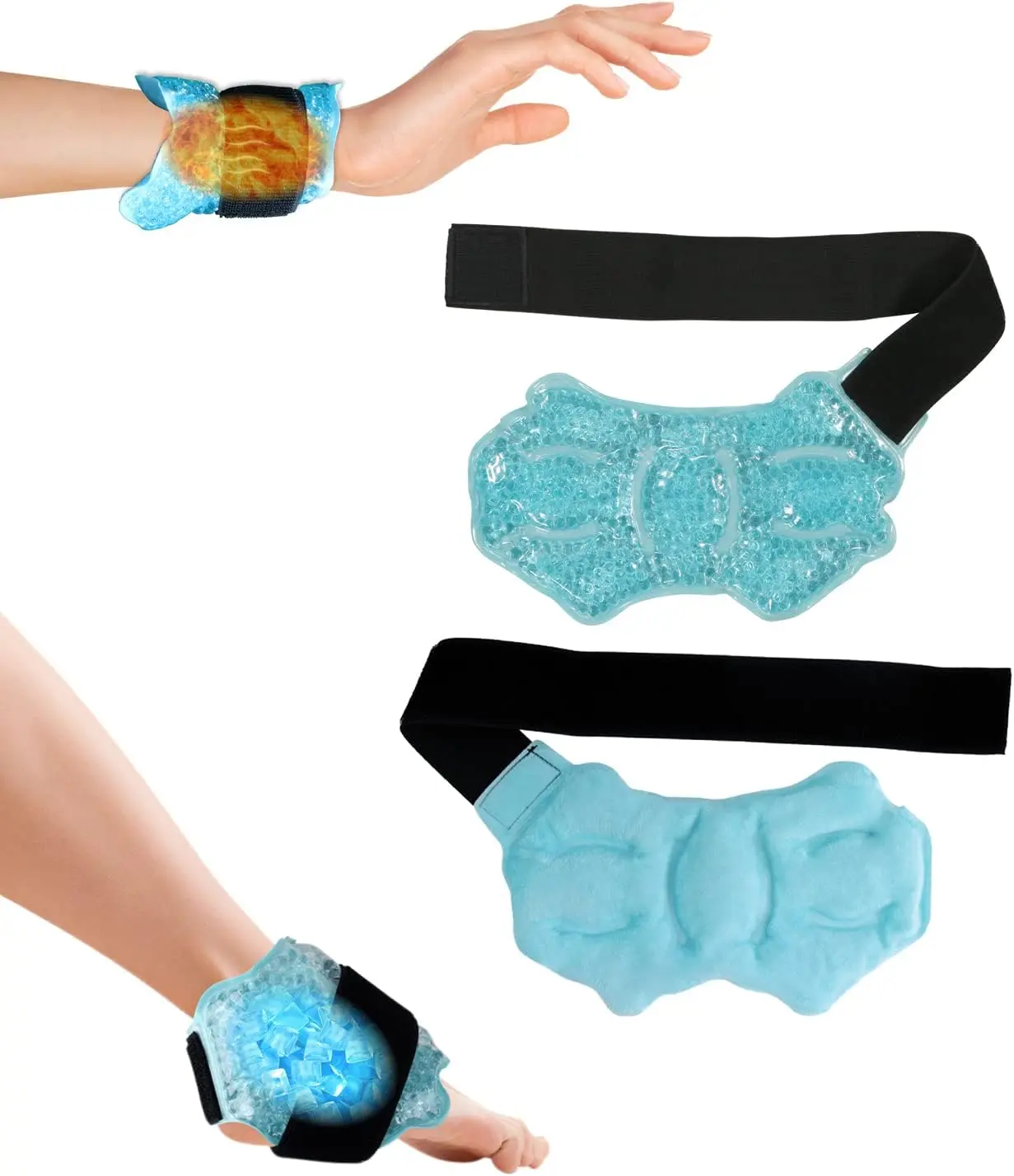 OEM Therapy Ice Pack Used for Waist Stomach Shoulder Neck Legs and Knee for Relieve Swelling Injuries Manufacturer, Factories