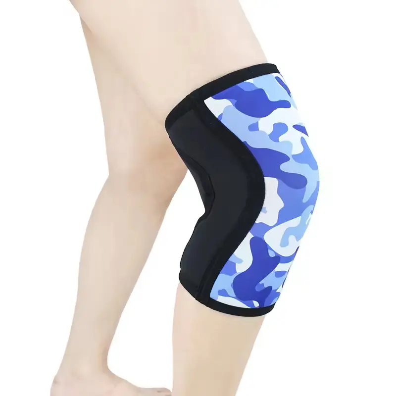 Wholesale 7 mm or 5 mm Neoprene Camouflage Knee Support Brace Knee Support Supplier, Manufacturer