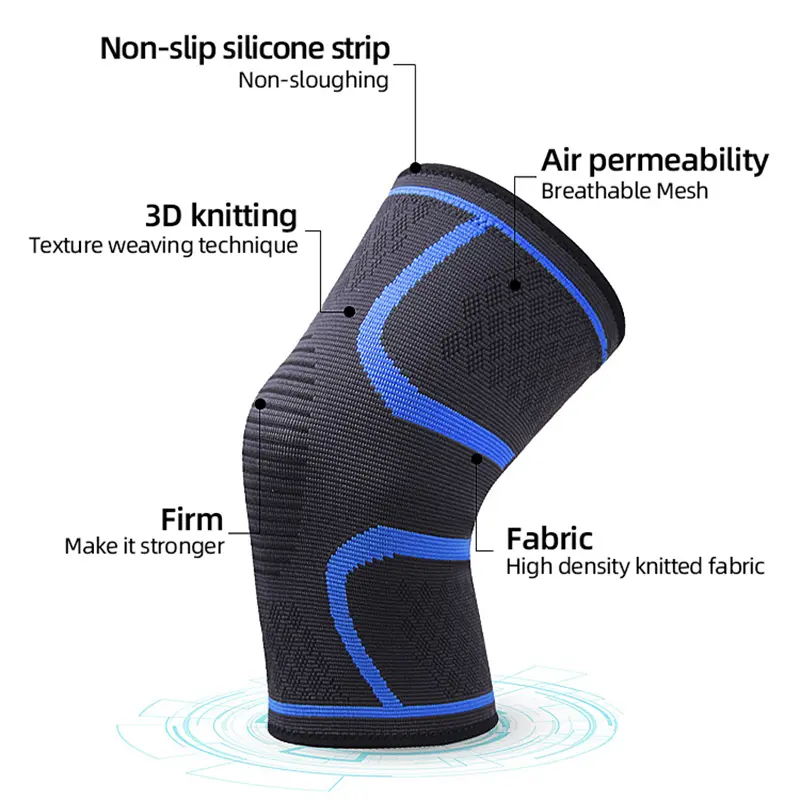 Anti-Sprain Support Knitted Protective Knee Brace