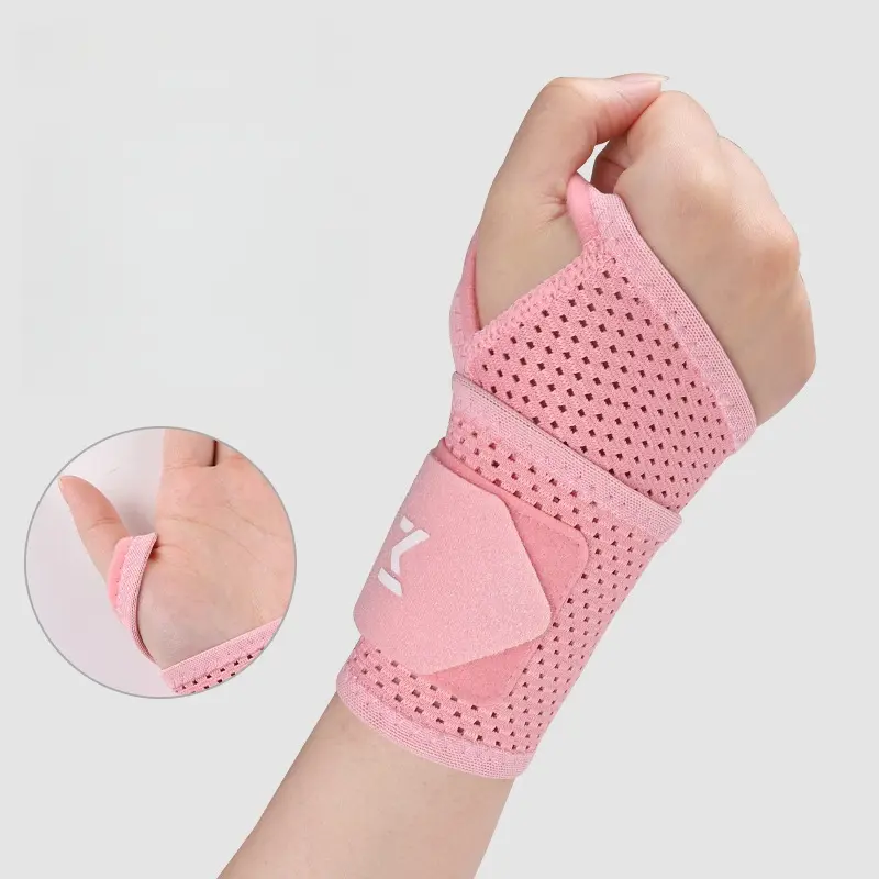 OEM Badminton Sports Breathable Fitness Wrist Brace Wraps Sprained Pain Protection Sleeve Suppliers, Manufacturers