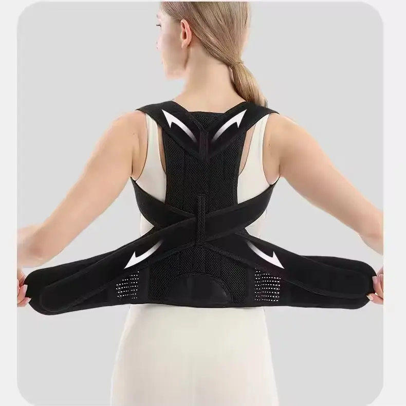 Custom Adjustable Adult Corset Back Posture Corrector Therapy Shoulder Lumbar Brace Manufacturers, Factories