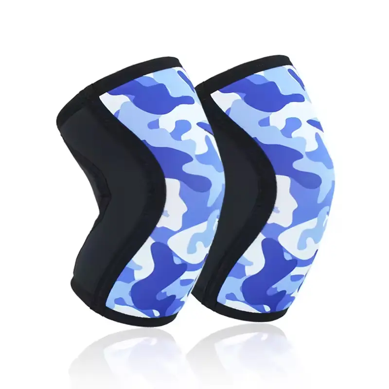 Wholesale 7 mm or 5 mm Neoprene Camouflage Knee Support Brace Knee Support Supplier, Manufacturer