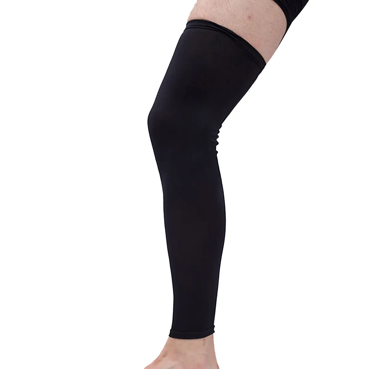 Custom Polyester Long Sports Leg Sleeve Knee Guard Supplier, Manufacturers