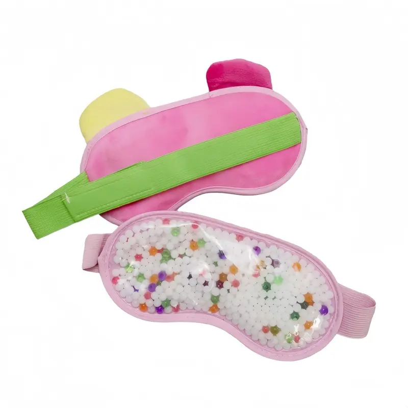 Custom Cartoon Ear-shaped Gel Eye Mask, Hot and Cold Compress, Glitter Sleeping Eye Mask Manufacturers, Factory