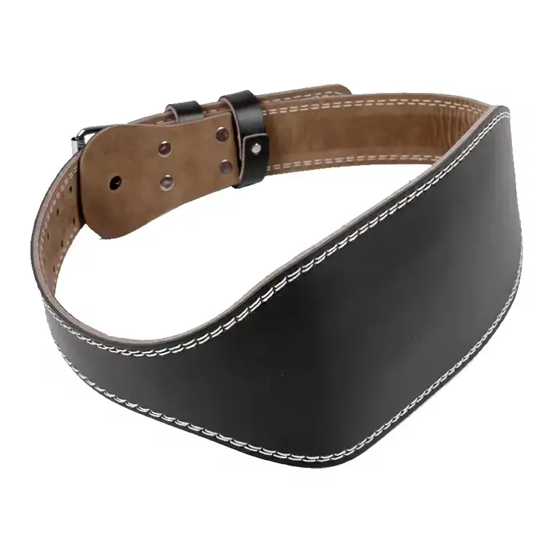 Wholesale Leather Weight Lifting Belt Hard Gym Fitness Power Lifting Bodybuilding Back Support Suppliers, Factory