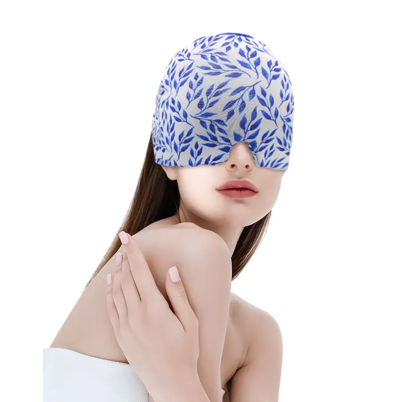 Custom Cold Gel Packs Head Cooling Pads Migraine Relief Caps Ice Caps for Stress Relief Supplier, Manufacturer