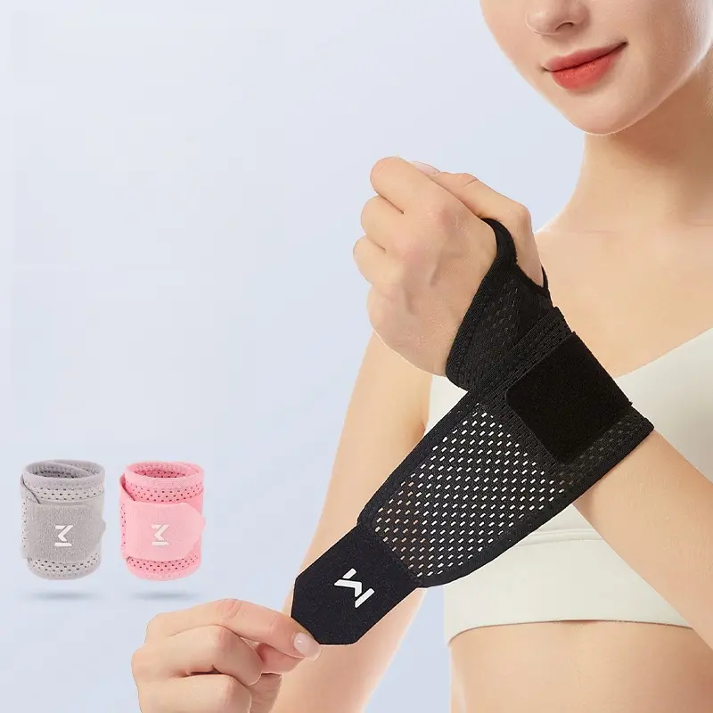 OEM Badminton Sports Breathable Fitness Wrist Brace Wraps Sprained Pain Protection Sleeve Suppliers, Manufacturers