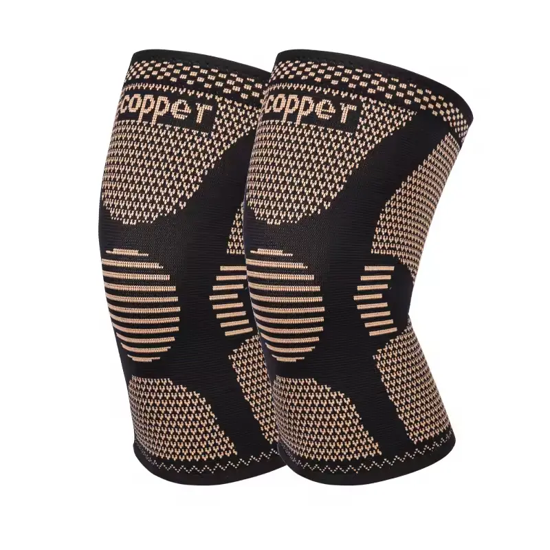OEM Copper Knee Sleeves Knee Brace Copper Knee Support Compression for Sports Workout Suppliers, Manufacturer