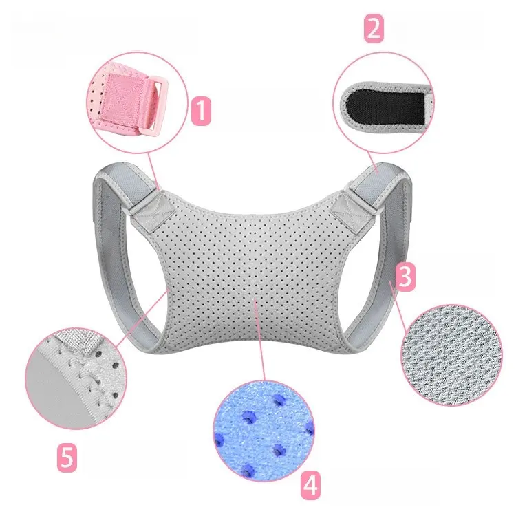 OEM Neoprene Customized logo Shoulder Corrector Back Support Posture Manufacturer, Factory