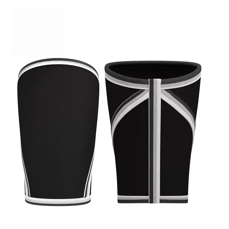 Custom Logo Weight Lifting Powerlifting 7mm Neoprene Compression Knee Sleeve
