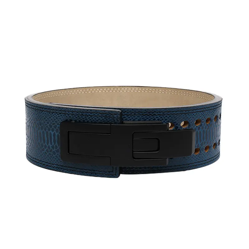Custom Weight Lifting Belt Leather Power Lifting Lever Gym Training Lever Belt