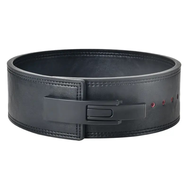 Custom Weight Lifting Belt Leather Power Lifting Lever Gym Training Lever Belt