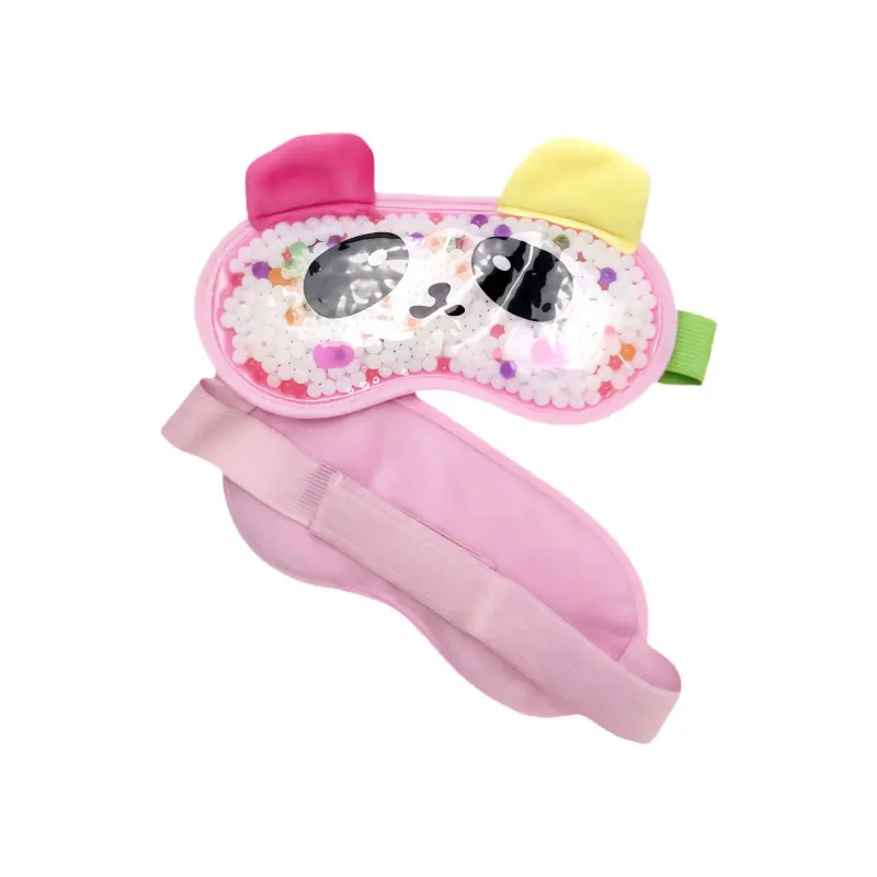 Custom Cartoon Ear-shaped Gel Eye Mask, Hot and Cold Compress, Glitter Sleeping Eye Mask Manufacturers, Factory