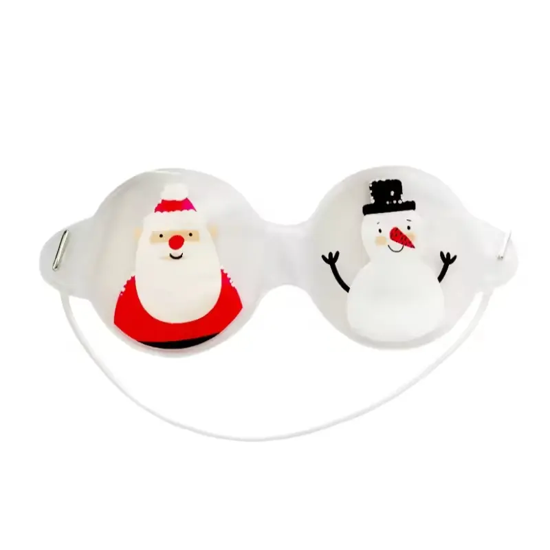 OEM Christmas-printed String Gel Eye Mask Factories, Factory