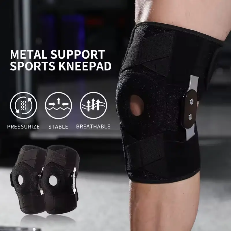 Custom Neoprene Compression Support Side Stabilizer Adjustable Orthopedic Knee Brace Suppliers, Factories