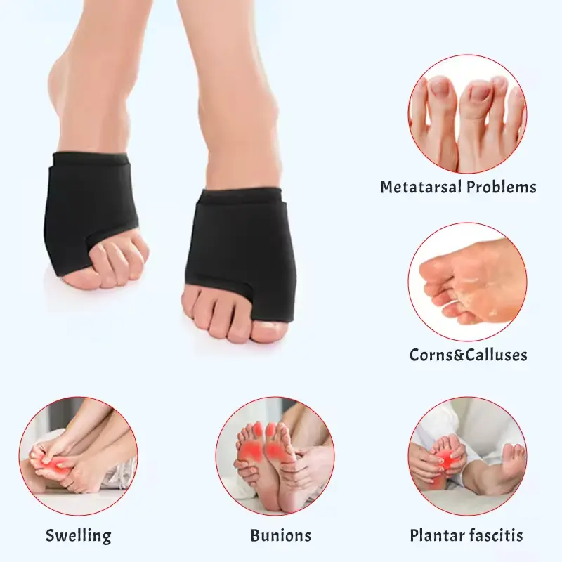 Wholesale Wearable Hallux Ice Pack Hot Cold Compress Pack Reusable Foot Solid Gel Ice Pack for Injury Suppliers, Factories