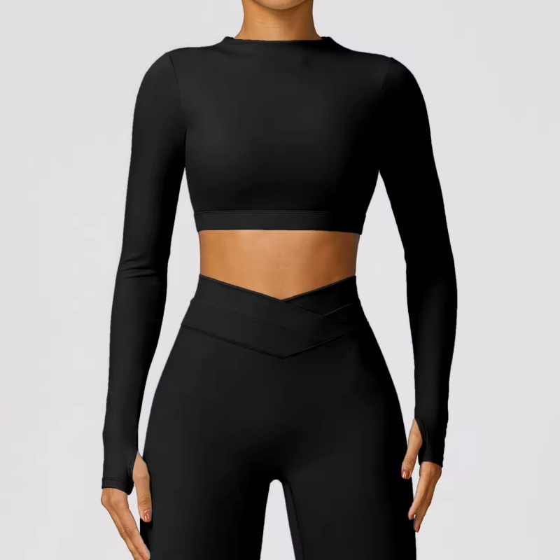 Wholesale High Quality Breathable Women Gym Yoga Suit Butt Lifting Sexy Fitness Cross V-Shape Belt Leggings Yoga Sets