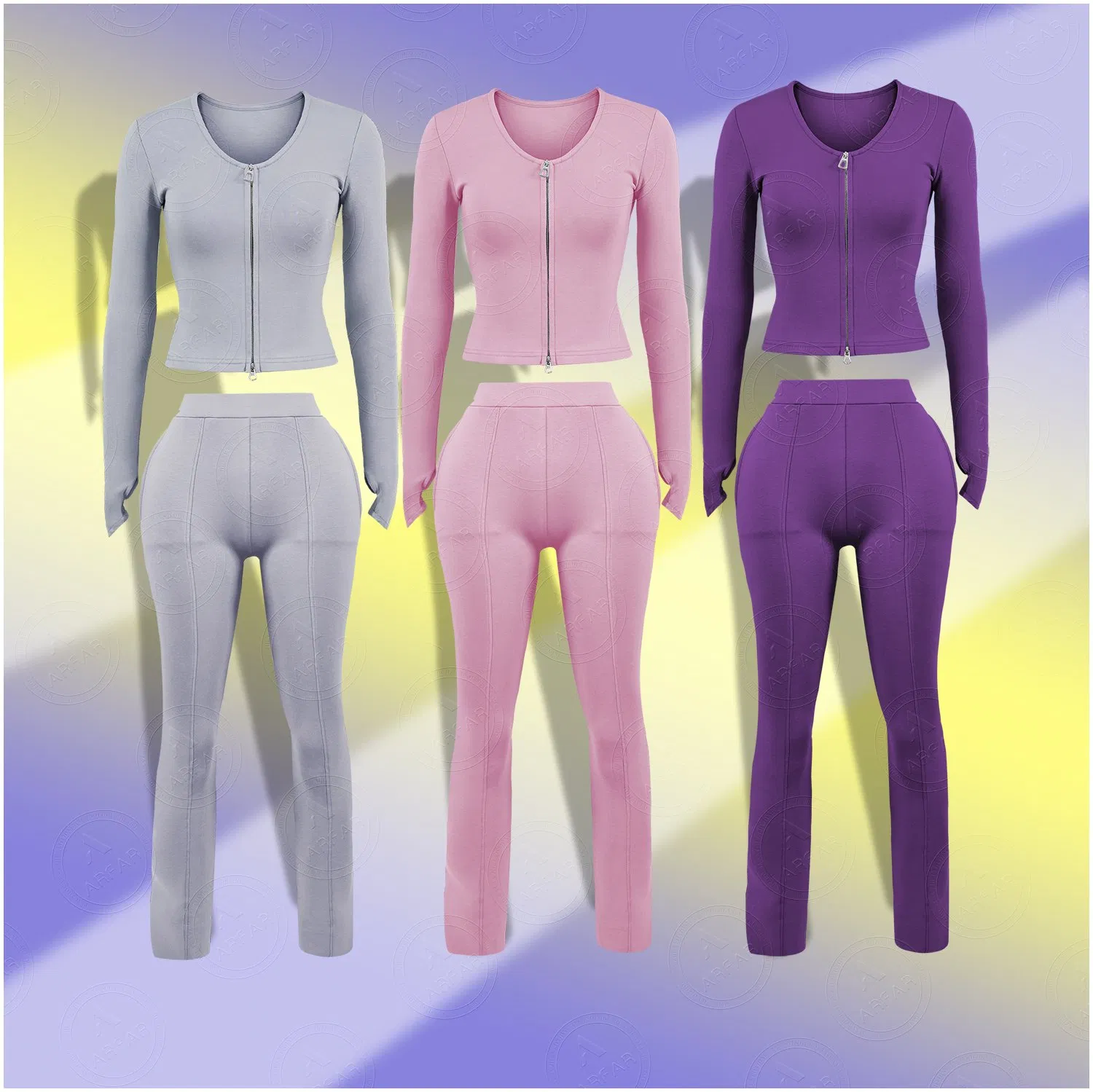 High-Waist Leggings Tummy Control Compression Fit Seamless Soft Comfortable Stretchable Breathable Moisture-Wicking Gym Yoga Running Sports Wear