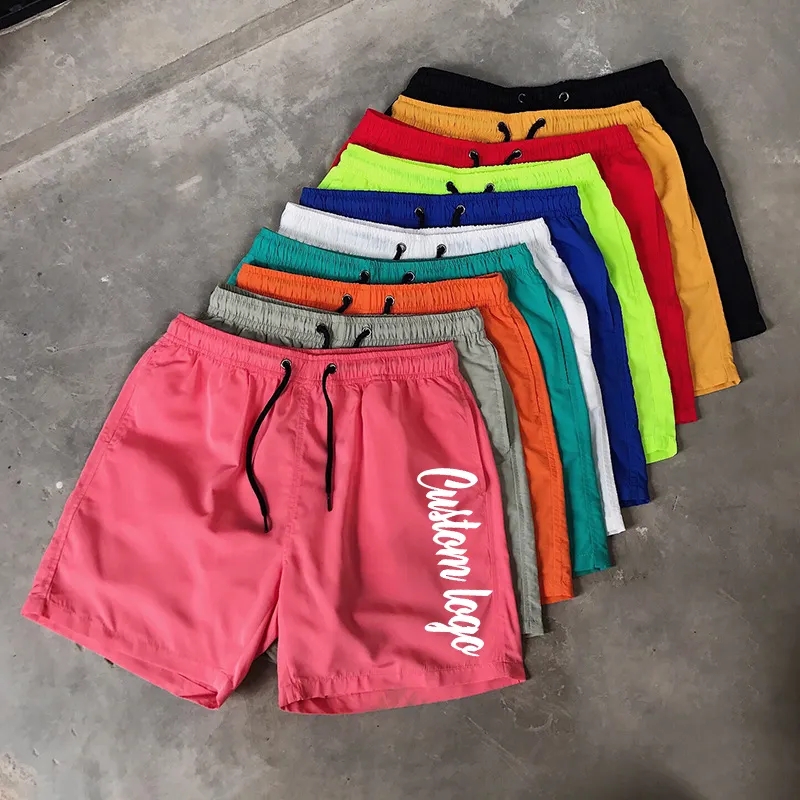 Summer Sweat Gym Custom Blank Sweat Workout Athletic Print Men Mesh Shorts
