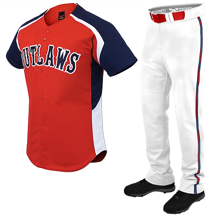 High Quality 100% Polyester Breathable Mesh Baseball Uniform Set Custom Team Numbered Adult Plus Size Anti-Bacterial Quick Dry