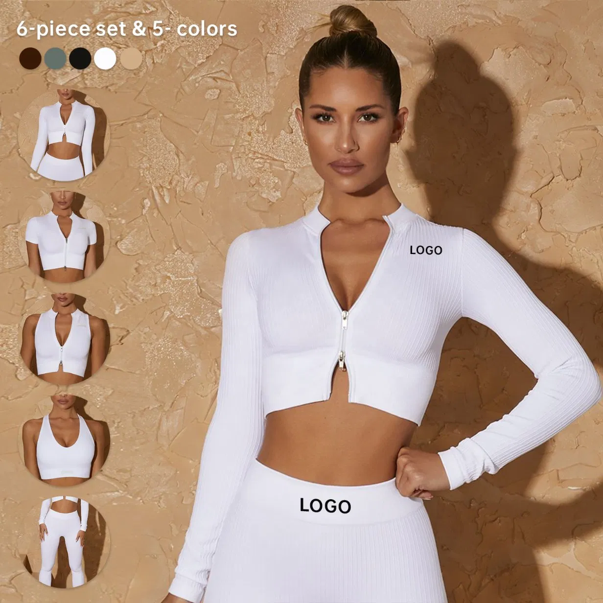 Seamless Gym Wear Sportswear Yoga Short Activewear Crop Top Gym Activewear Set Fitness Workout Sets Women Activewear