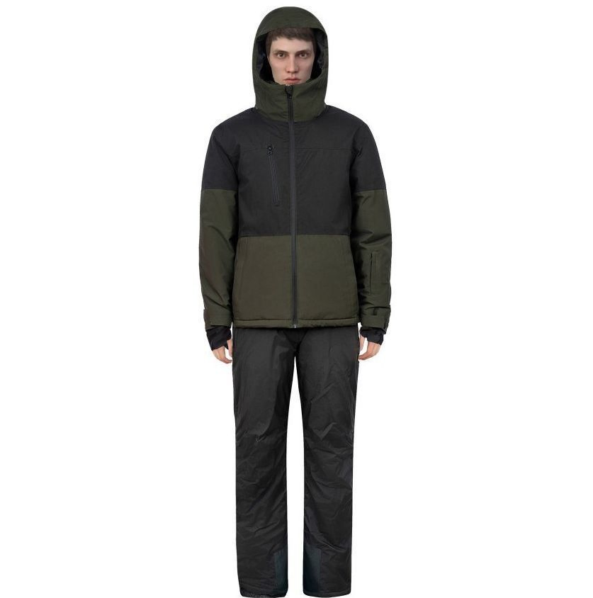 Winter Adults Ski Suit Warm Outdoor Overalls Waterproof Hooded Skiing Set Sportswear