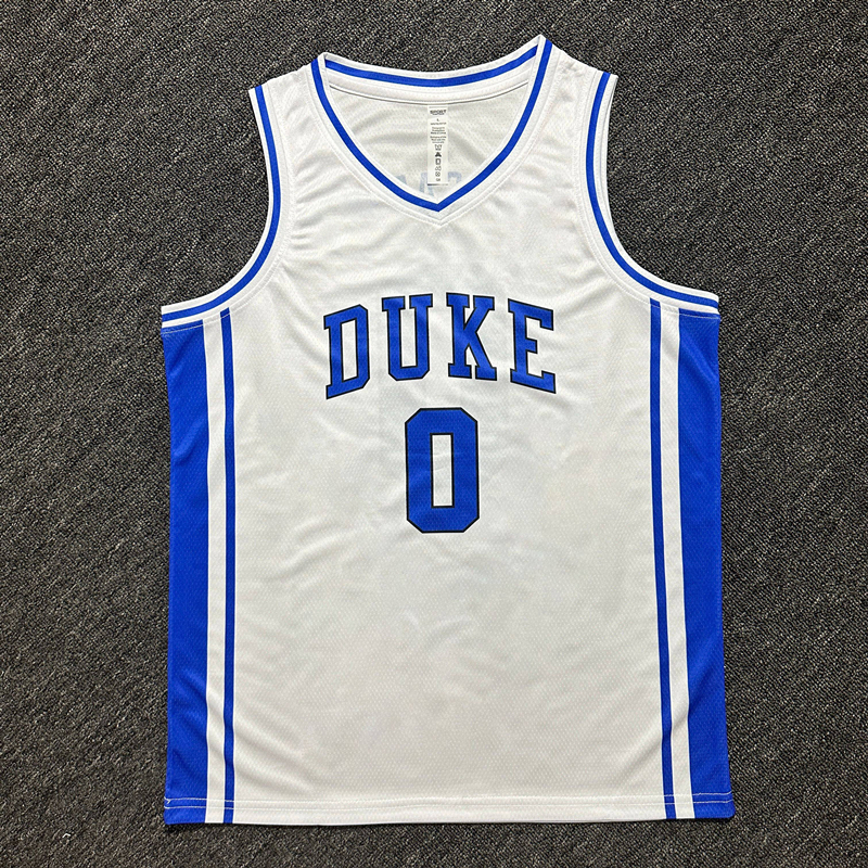 Factory Direct Men' s Basketball Jersey Wholesale - Custom White Basketball Uniform Set With Blue Side Striped Design for Teams