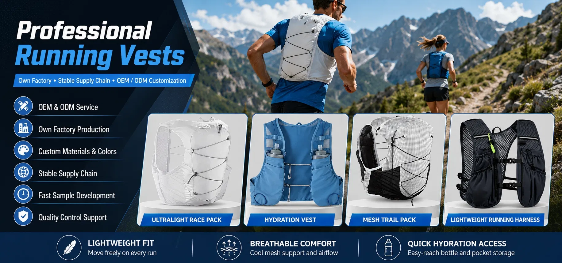 Hydration Vest Banner