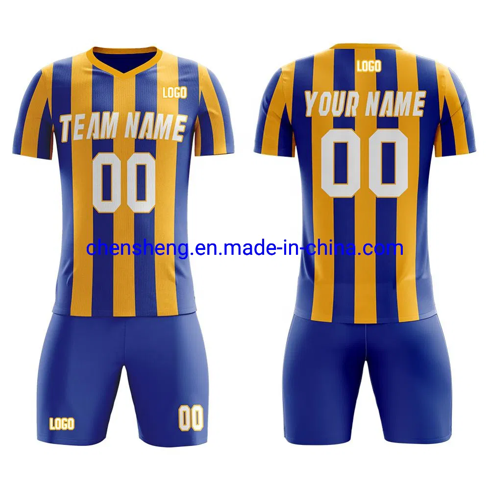 Hot Sale Sublimation Print Logo Design Soccer Jersey Football Wear Training Suit Quick Dry Shorts