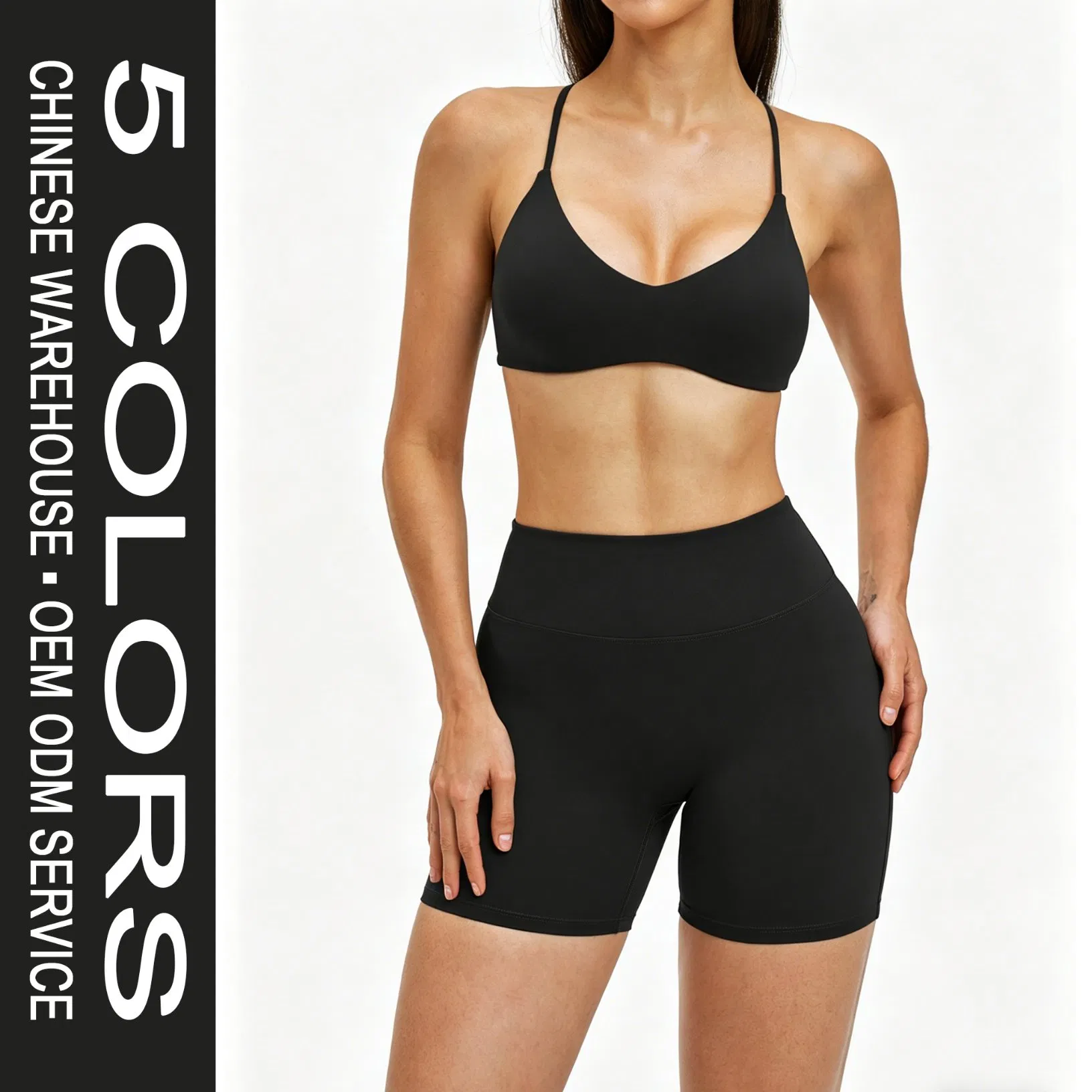 Stretch Comfort Gym Sport Suits Shorts for Females High Waisted Yoga Training Apparel Free Shipping
