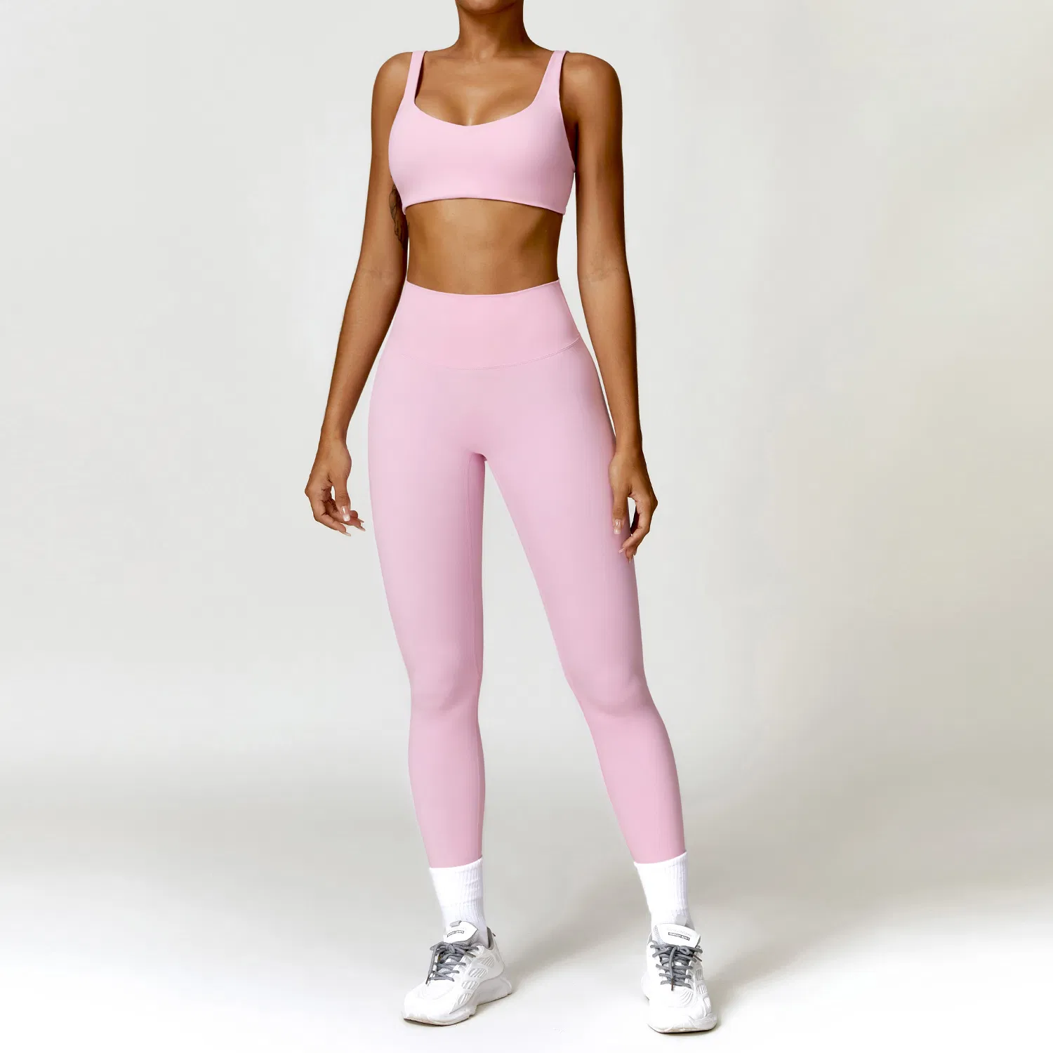 Workout Gym Fitness Clothing Sports Yoga Set Women Compression Fitness Seamless Yoga Active Wear