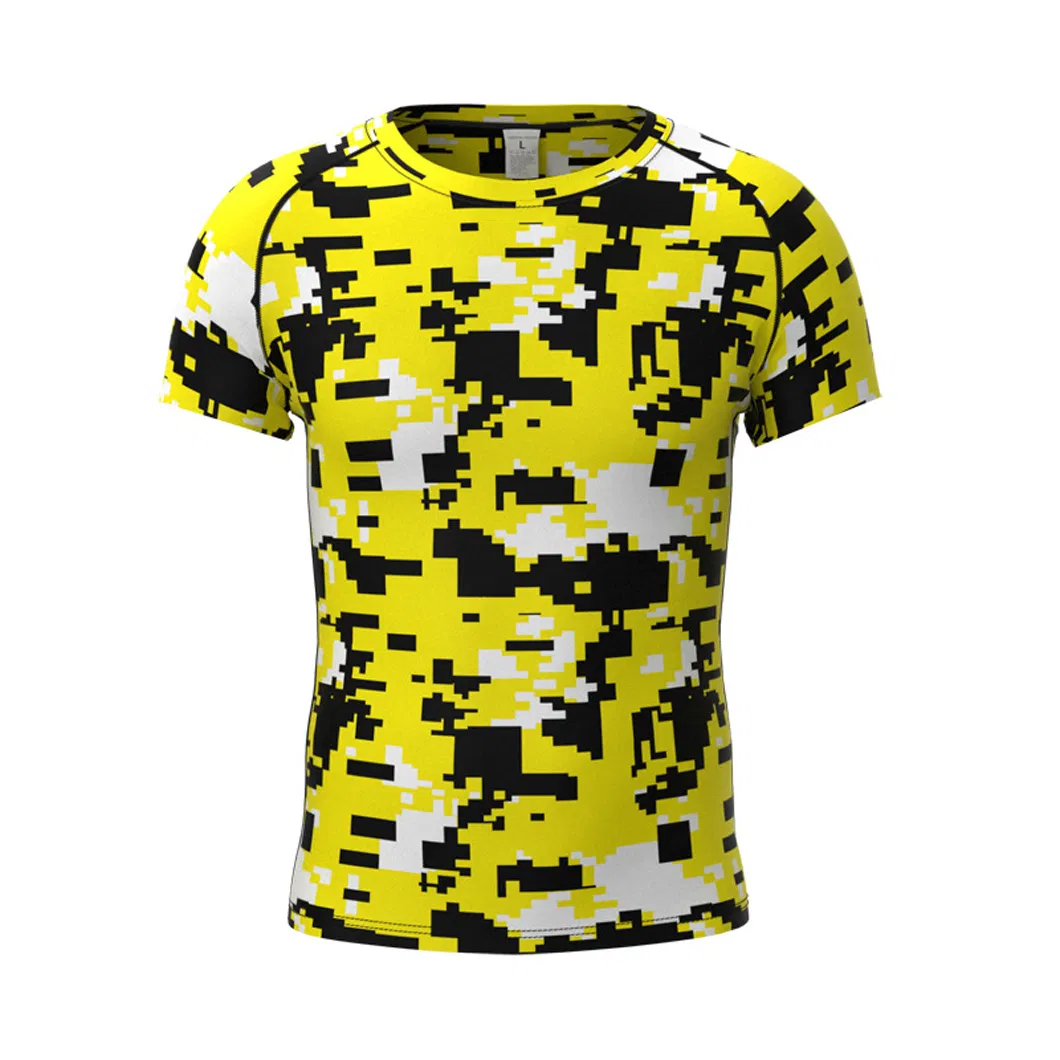 Gym Wear Custom Logo Compression Shirt Men Fitness Clothing