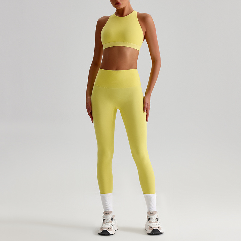 Custom Two Piece Active Outfit Gym Fitness Yoga Athletic Workout Running Sports Apparel for Women