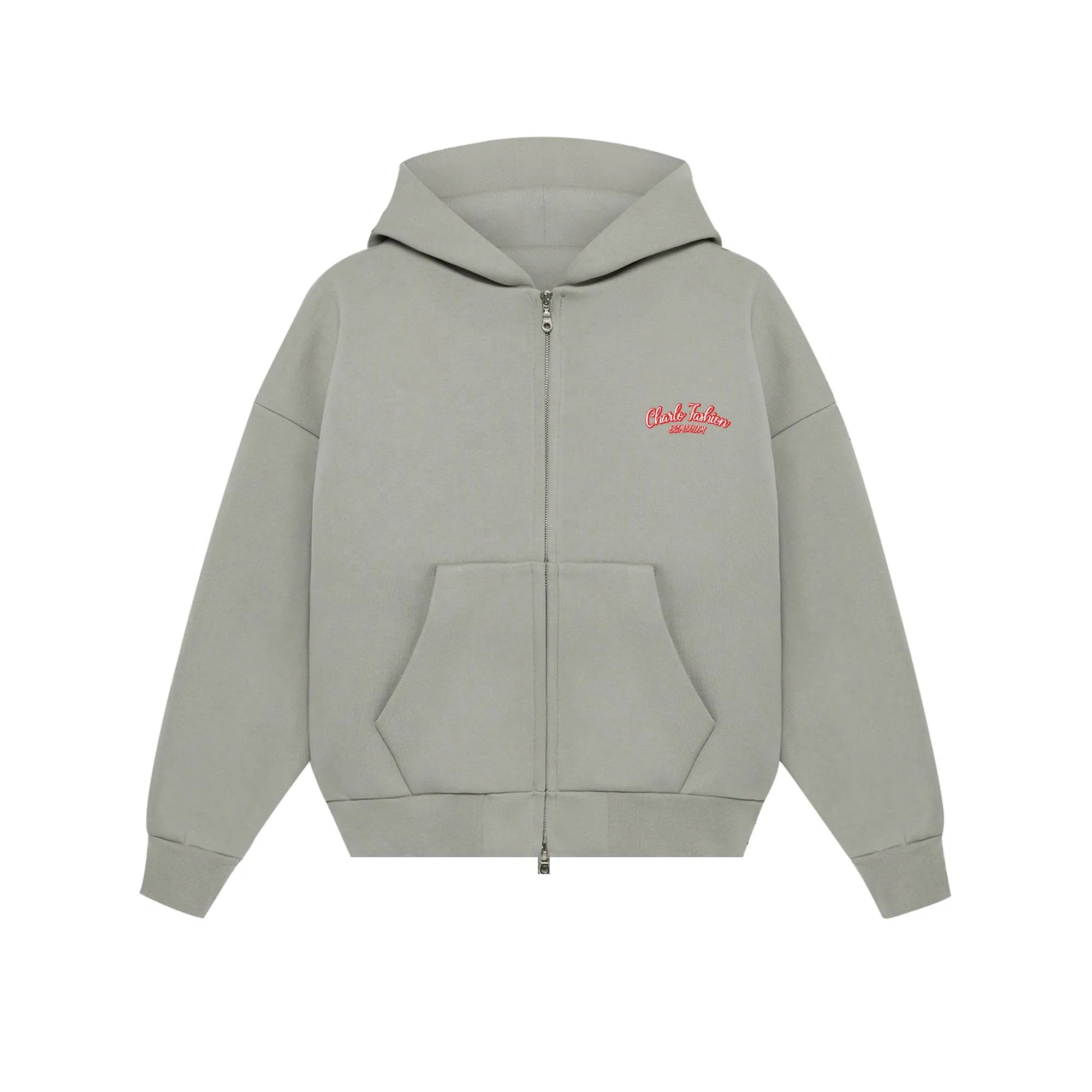 Custom Oversized Unisex Sweatshirt Tracksuit Manufacturer Zip up Hoodies and Sweat Pants Set Tracksuit Sportswear for Men