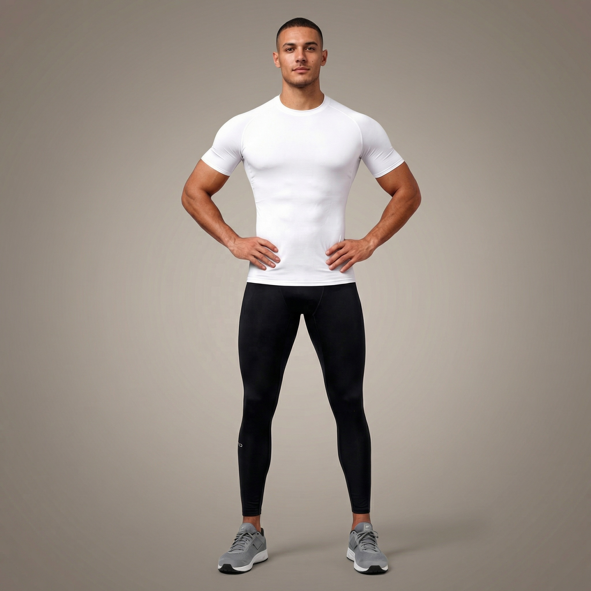 Custom Printed Quick Dry Muscle Tops Gym Bodybuilding Training Sports Men Compression Shirt