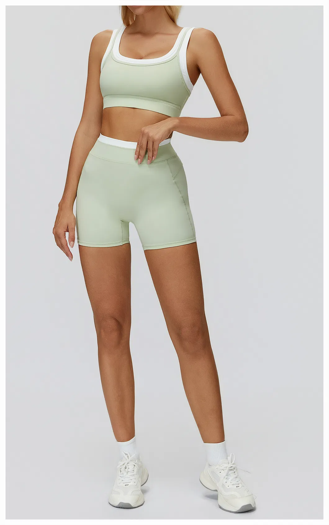 Workout Bra & Yoga Shorts 12