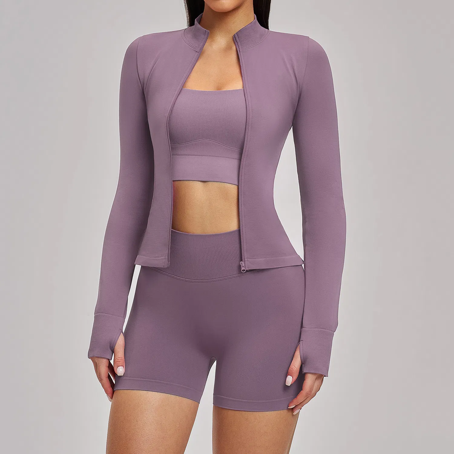 2026 Seamless Yoga Bra and Shorts Set for Activewear