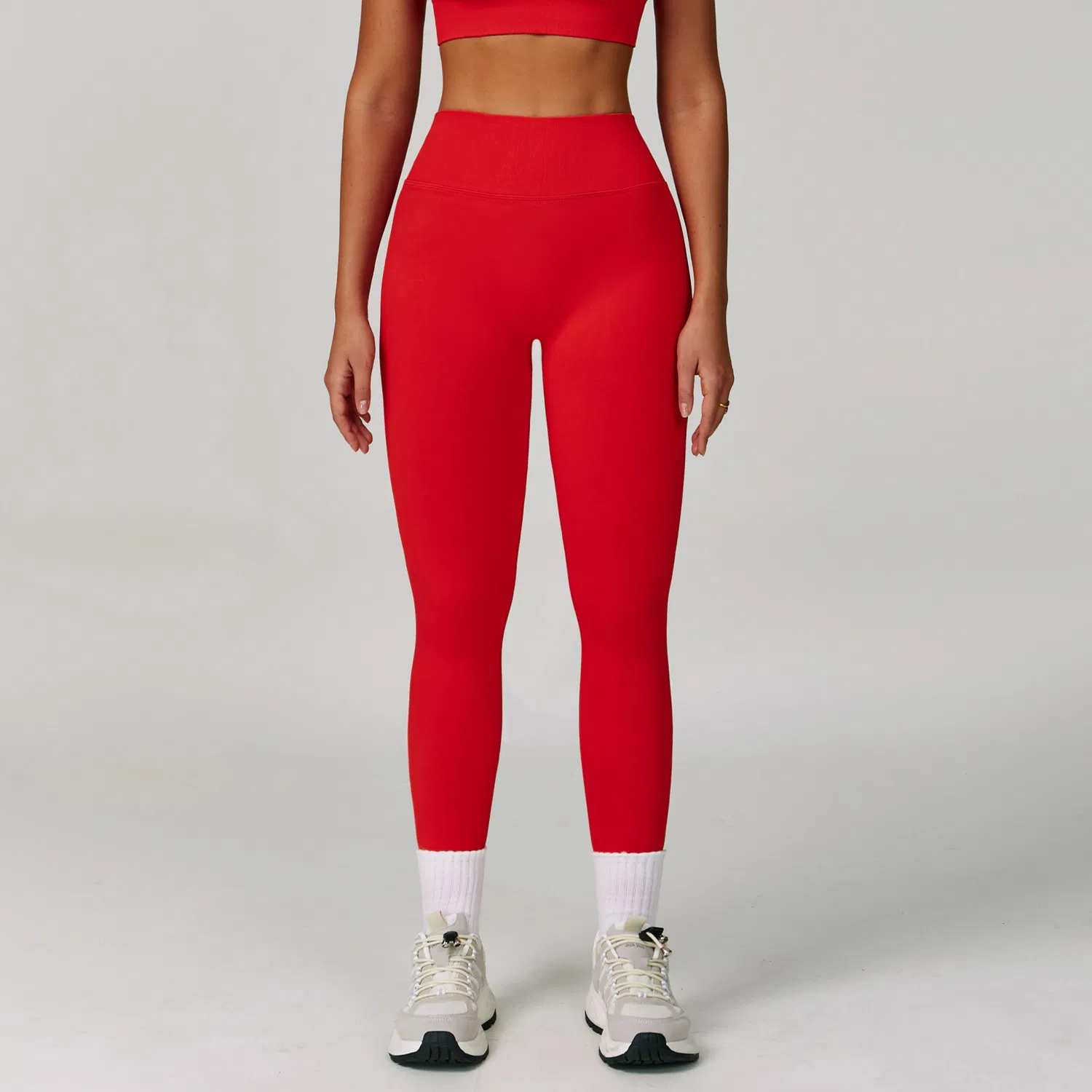 Free Shipping Women's Non-See-Through Tight Yoga Pants Quick Dry Moisture-Wicking Sports Leggings All-Season