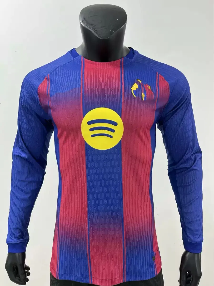 2526 Long Sleeve Men's Football Jerseys Team Training Football Shirt Soccer Wear